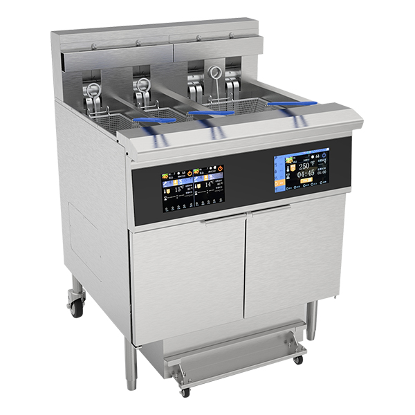 Three-cylinder oil-filtering electric fryer OFE-326L