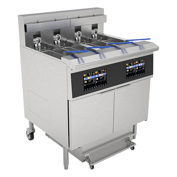 Touch screen four-cylinder electric fryer OFE-413L