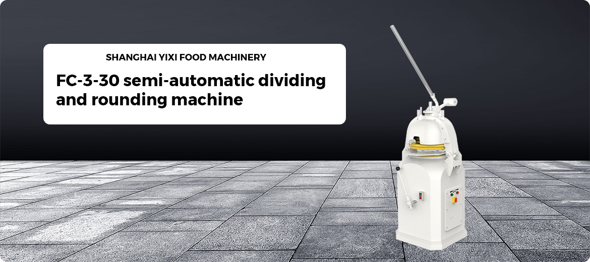 FC-3-30 semi-automatic dividing and rounding machine