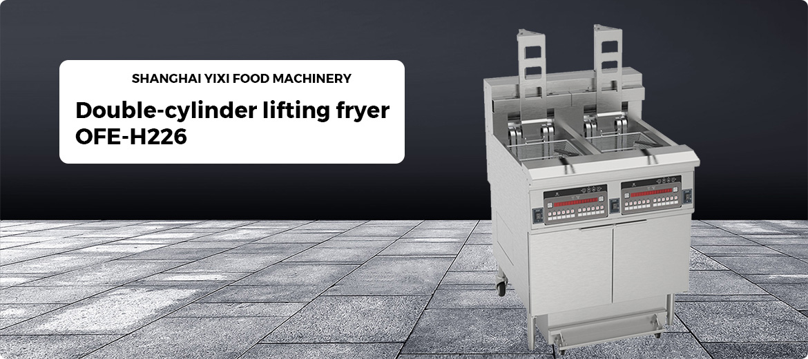 Double-cylinder lifting fryer OFE-H226